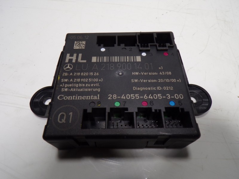 Recambio de modulo electronico para mercedes-benz clase e (w212) lim. 2.1 cdi cat referencia OEM IAM A2189001401 A2189001401 