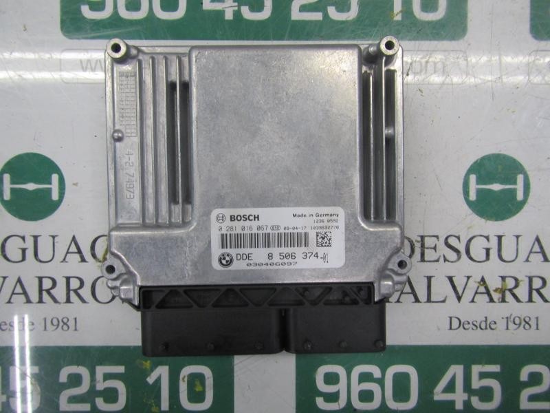 Recambio de centralita motor uce para bmw serie 1 berlina (e81/e87) 120d referencia OEM IAM 13618512498 8506374 0281016067