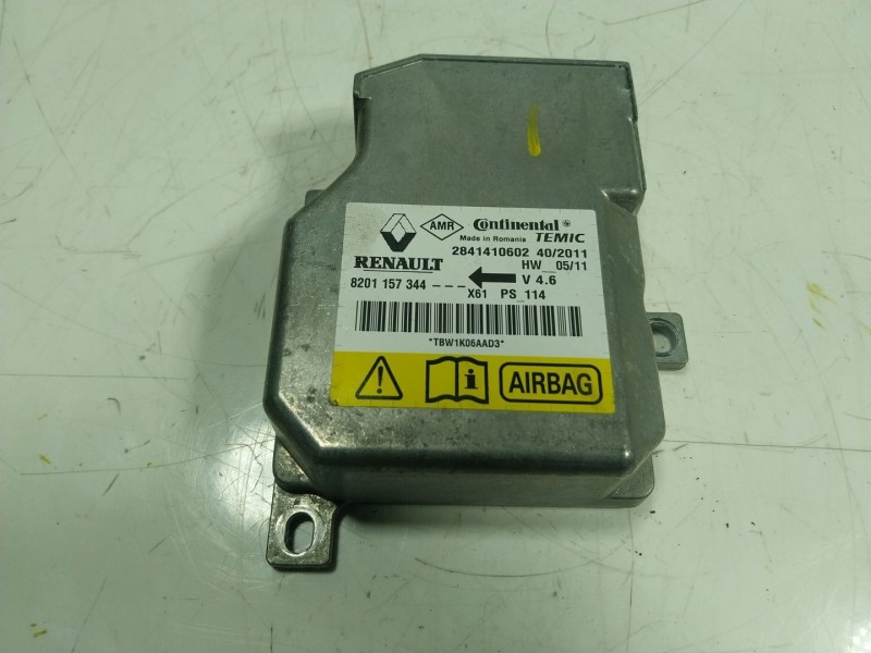 Recambio de centralita airbag para renault kangoo z.e. referencia OEM IAM  2841410602 