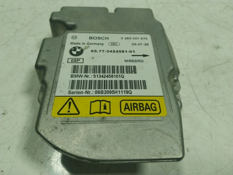 Recambio de centralita airbag para bmw x3 (e83) 2.5si referencia OEM IAM 65773424581 342458101 