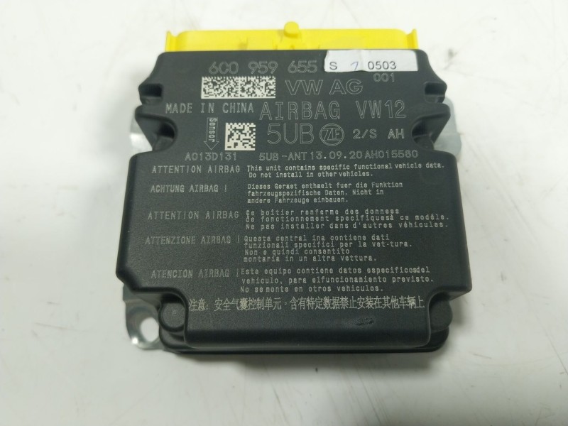 Recambio de centralita airbag para seat mii (kf1) electric referencia OEM IAM 6C0959655S 6C0959655 