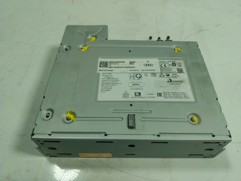 Recambio de sistema audio / radio cd para audi q4 e-tron aq4e f4bac3 referencia OEM IAM 89A035070D 89A035070A 