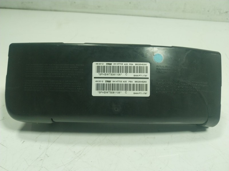 Recambio de airbag lateral delantero derecho para citroën c3 1.1 referencia OEM IAM 9802546280 9802546280 