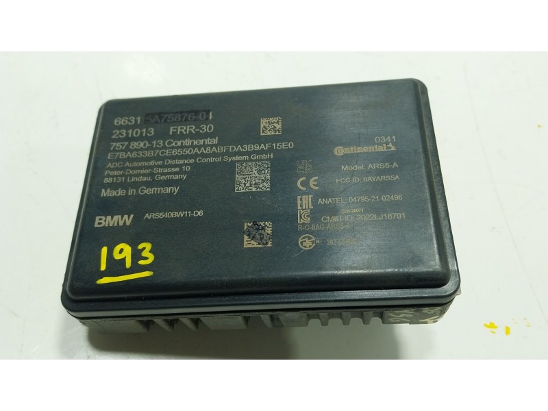 Recambio de modulo electronico para bmw x6 (g06, f96) xdrive 30 d mild-hybrid referencia OEM IAM 66315A8A328 66315A75876 