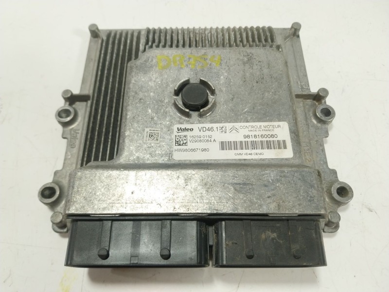 Recambio de centralita motor uce para citroën c4 cactus 1.2 thp 110 referencia OEM IAM  9818160080 