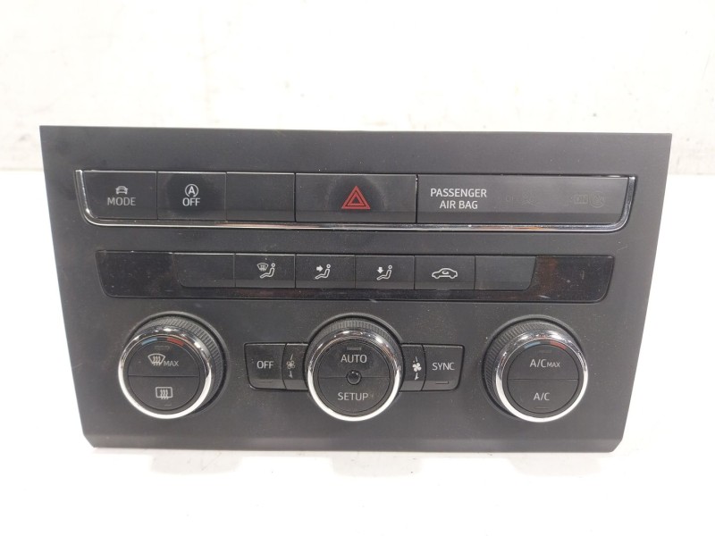 Recambio de mando climatizador para seat leon (5f1) 2.0 tdi referencia OEM IAM  5F0907044D 