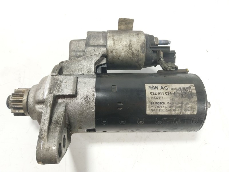 Recambio de motor arranque para volkswagen golf vi (5k1) 1.6 tdi referencia OEM IAM  02Z911024H 02Z911024H