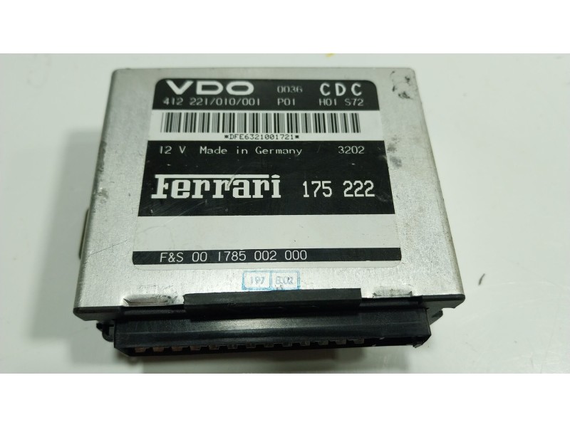 Recambio de modulo electronico para ferrari 360 spider (f131) 3.6 referencia OEM IAM 175222 175222 