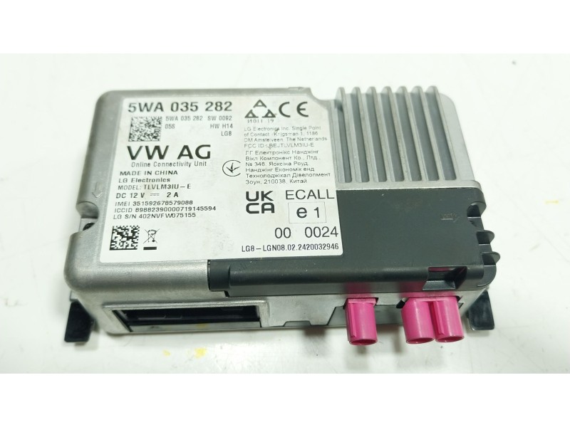 Recambio de modulo electronico para audi a1 sportback (gba) 30 tfsi referencia OEM IAM 5WA035282 5WA035282 