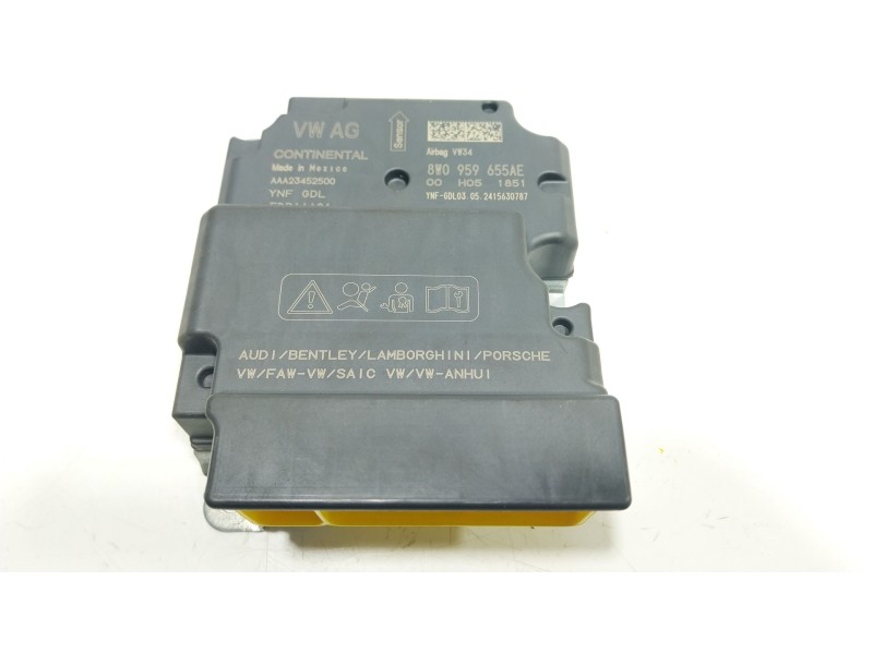Recambio de centralita airbag para audi a4 b9 avant (8w5, 8wd) 30 tdi mild hybrid referencia OEM IAM  8W0959655AE 