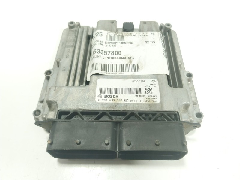 Recambio de centralita motor uce para alfa romeo giulietta (940_) 2.0 jtdm (940fxq1a, 940fyc1a) referencia OEM IAM  00463357800 