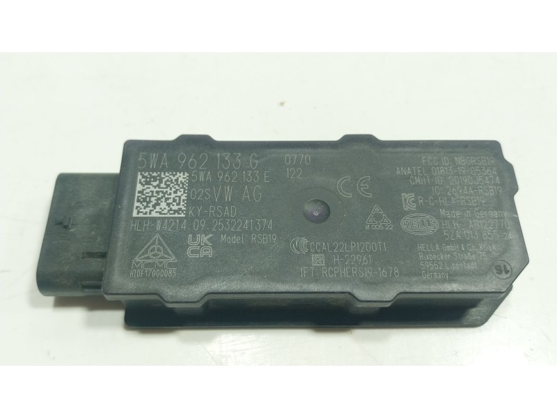 Recambio de modulo electronico para volkswagen tiguan 1.5 tsi referencia OEM IAM  5WA962133G 