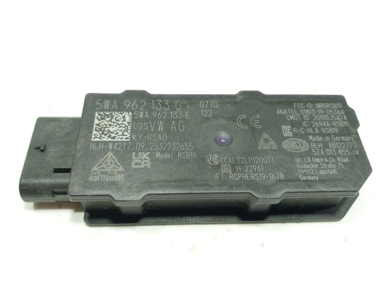 Recambio de modulo electronico para volkswagen tiguan 1.5 tsi referencia OEM IAM  5WA962133G 