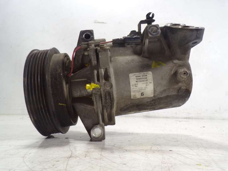 Recambio de compresor aire acondicionado para nissan note 1.5 dci turbodiesel cat referencia OEM IAM 926003VC6B 926003VC6B M213G