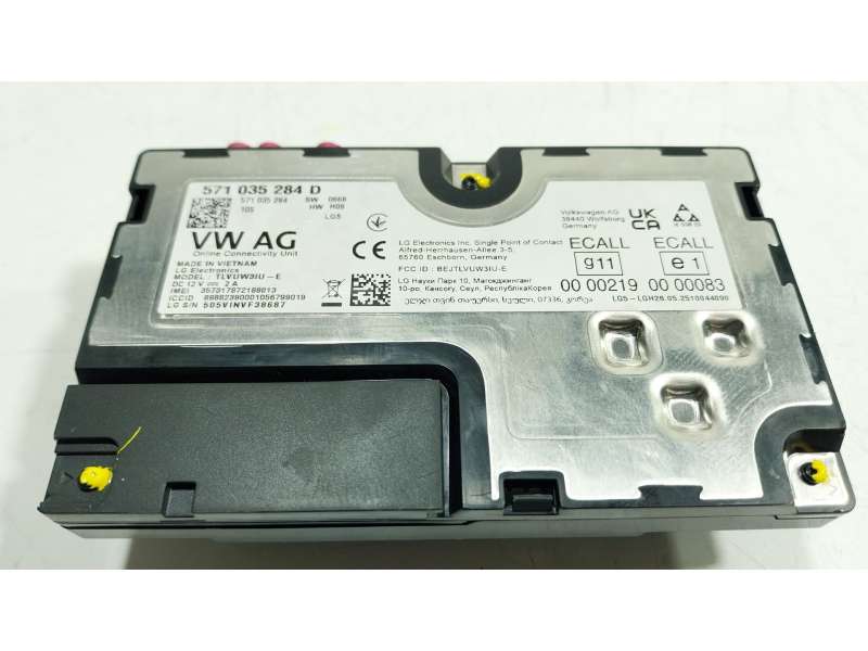 Recambio de modulo electronico para volkswagen tiguan 2.0 tdi referencia OEM IAM  571035284D 