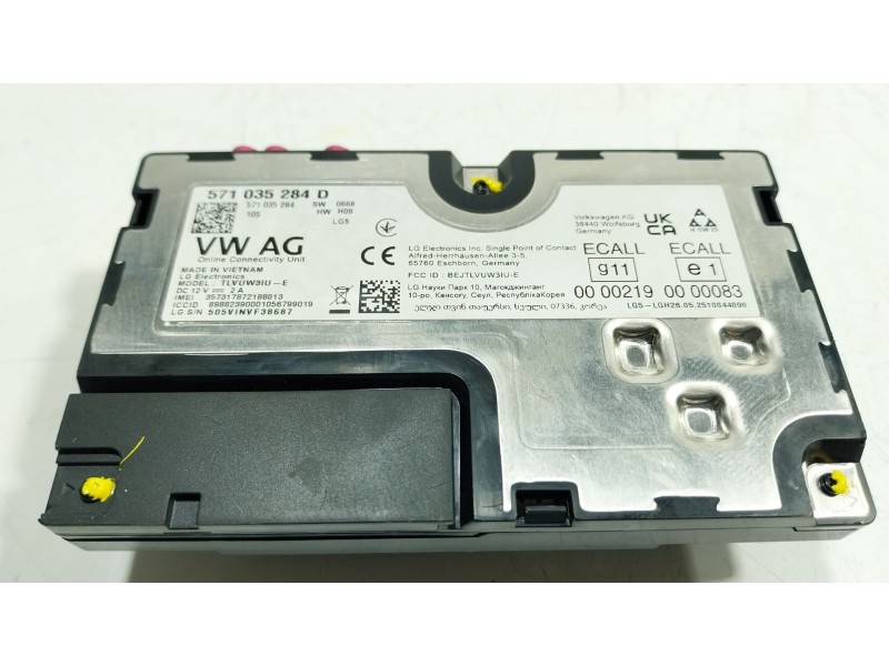 Recambio de modulo electronico para volkswagen tiguan 2.0 tdi referencia OEM IAM  571035284D 