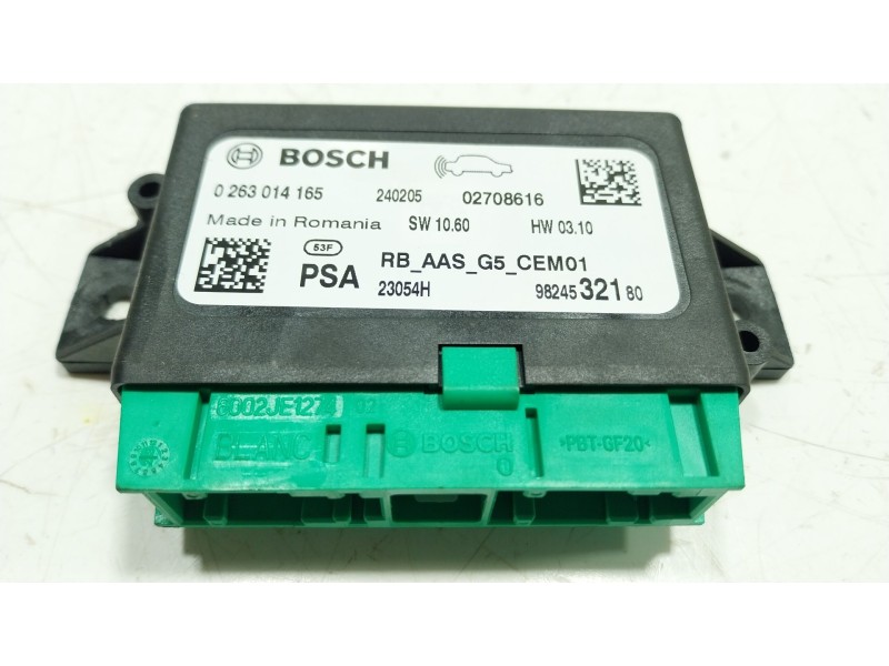 Recambio de modulo electronico para citroën jumpy iii furgoneta (v_) 1.5 bluehdi 120 referencia OEM IAM  9824532180 