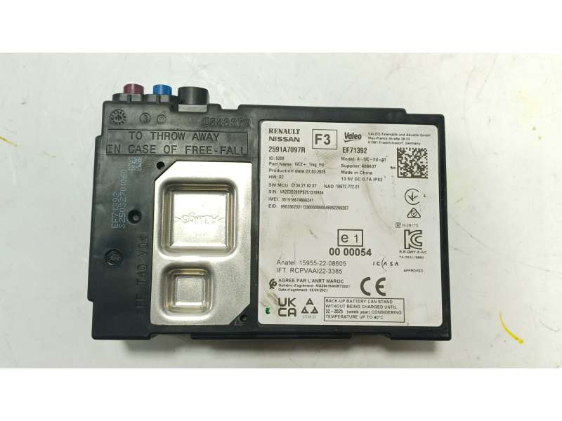 Recambio de modulo electronico para mitsubishi asx (vsx_, vse_) 1.3 mhev (vsxg3) referencia OEM IAM  2591A7097R 