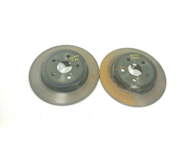 Recambio de disco freno trasero para toyota yaris (_p21_, _pa1_, _ph1_) 1.5 hybrid (mxph10) referencia OEM IAM 42431K0010  