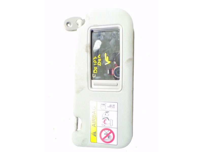 Recambio de parasol derecho para kia rio concept referencia OEM IAM 852021W360HCS  