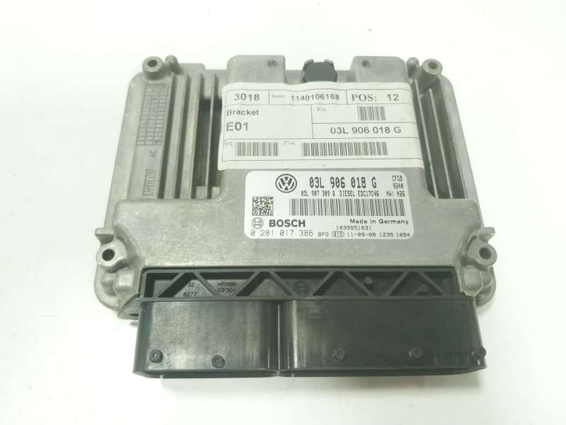 Recambio de centralita motor uce para volkswagen sharan (7n1, 7n2) 2.0 tdi referencia OEM IAM  03L906018G 03L907309Q
