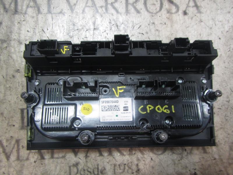 Recambio de mando climatizador para seat leon (5f1) 1.2 tsi referencia OEM IAM 5F0907044HYMS 5F0907044D 