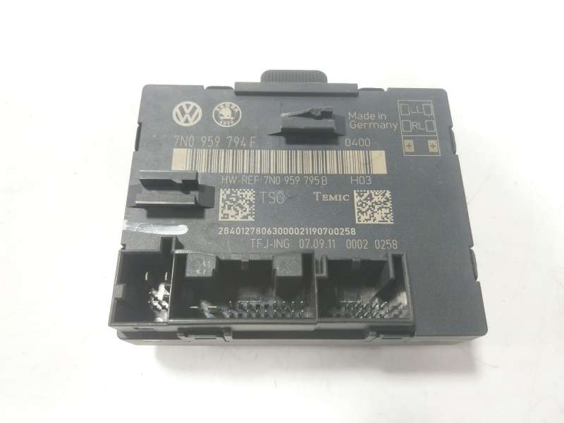 Recambio de modulo electronico para volkswagen sharan (7n1, 7n2) 2.0 tdi referencia OEM IAM  7N0959794F 