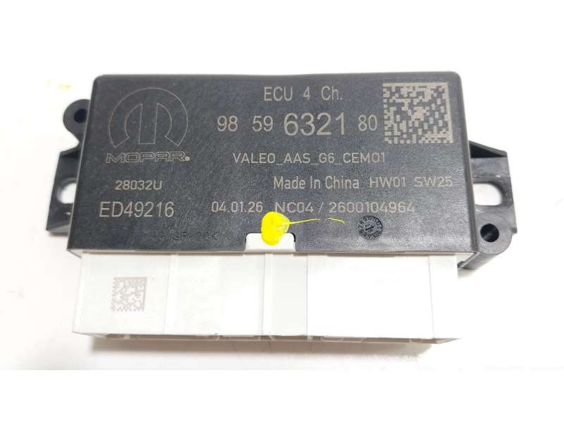 Recambio de modulo electronico para toyota proace caja/chasis (mdz_) 2.0 d4d (mdza) referencia OEM IAM  9859632180 ED49216