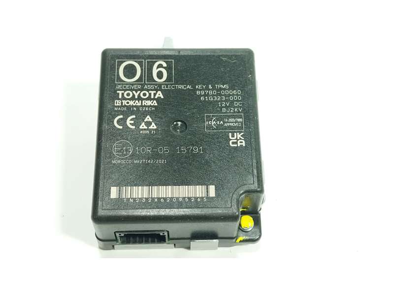 Recambio de modulo electronico para toyota yaris cross (mxp_) 1.5 hybrid (mxpj10) referencia OEM IAM  897B00D060 61G323000