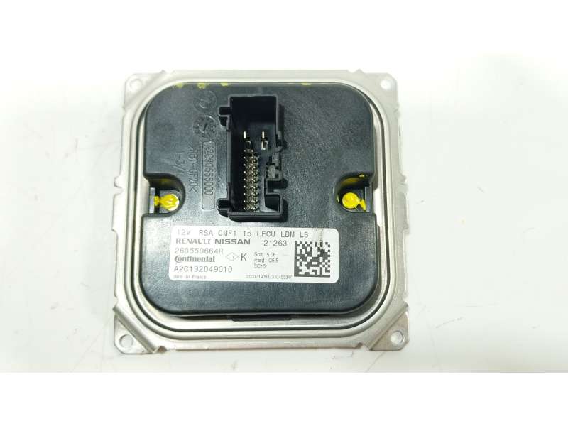 Recambio de centralita faros xenon para renault kadjar (ha_, hl_) 1.5 blue dci 115 referencia OEM IAM  260559664R A2C192049010