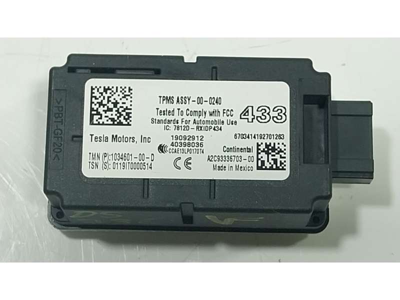 Recambio de modulo electronico para tesla model s 60 referencia OEM IAM  103460100D 0119IT0000514