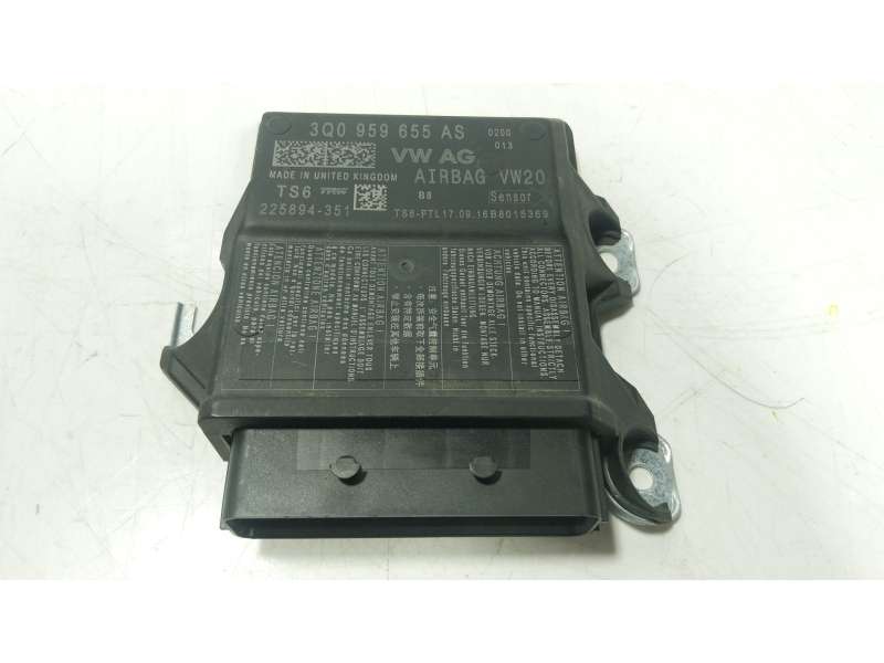 Recambio de centralita airbag para seat leon (5f1) 1.6 tdi referencia OEM IAM 3Q0959655AS 3Q0959655AS 225894351