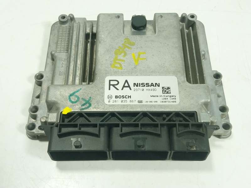 Recambio de centralita motor uce para nissan qashqai ii (j11, j11_) 1.6 dci referencia OEM IAM  23710HX49D 0281035867