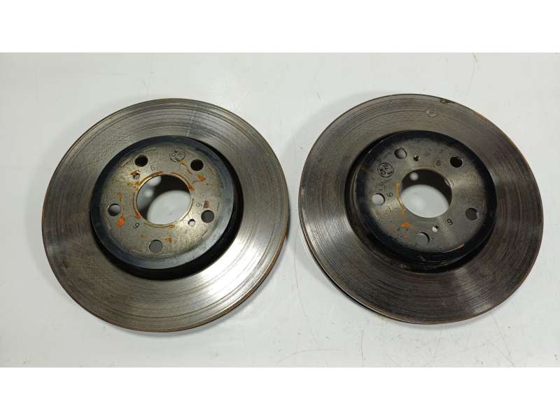 Recambio de disco freno delantero para toyota c-hr 1.8 16v hev referencia OEM IAM   