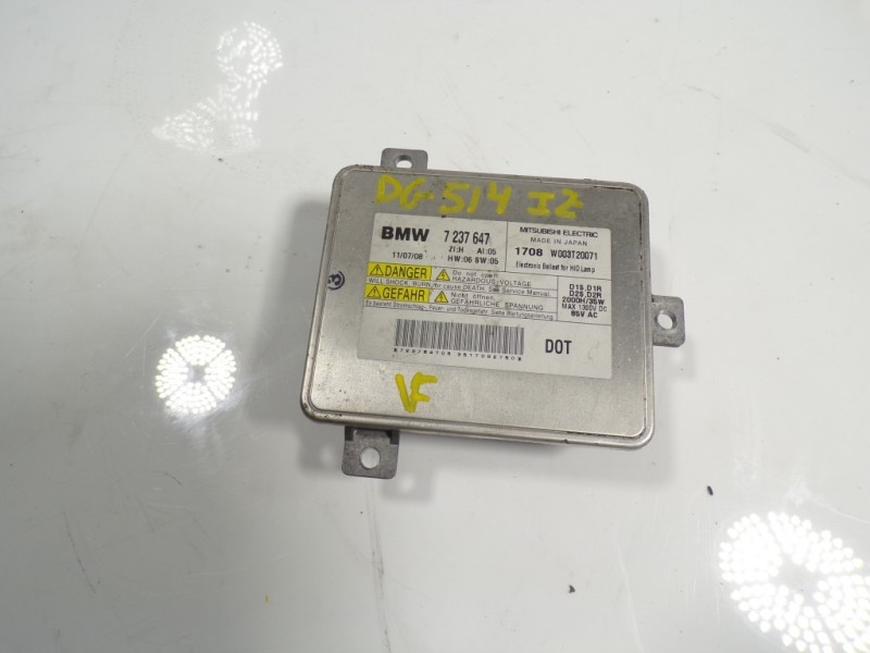 Recambio de centralita faros xenon para bmw serie 3 berlina (e90) 2.0 turbodiesel cat referencia OEM IAM 63117318327 7237647 